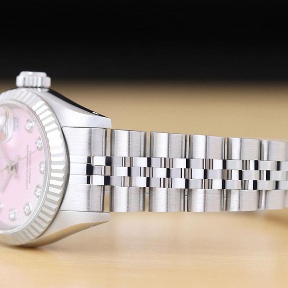 Sale! Rolex Pink 18k Ladies Watch! Mint!